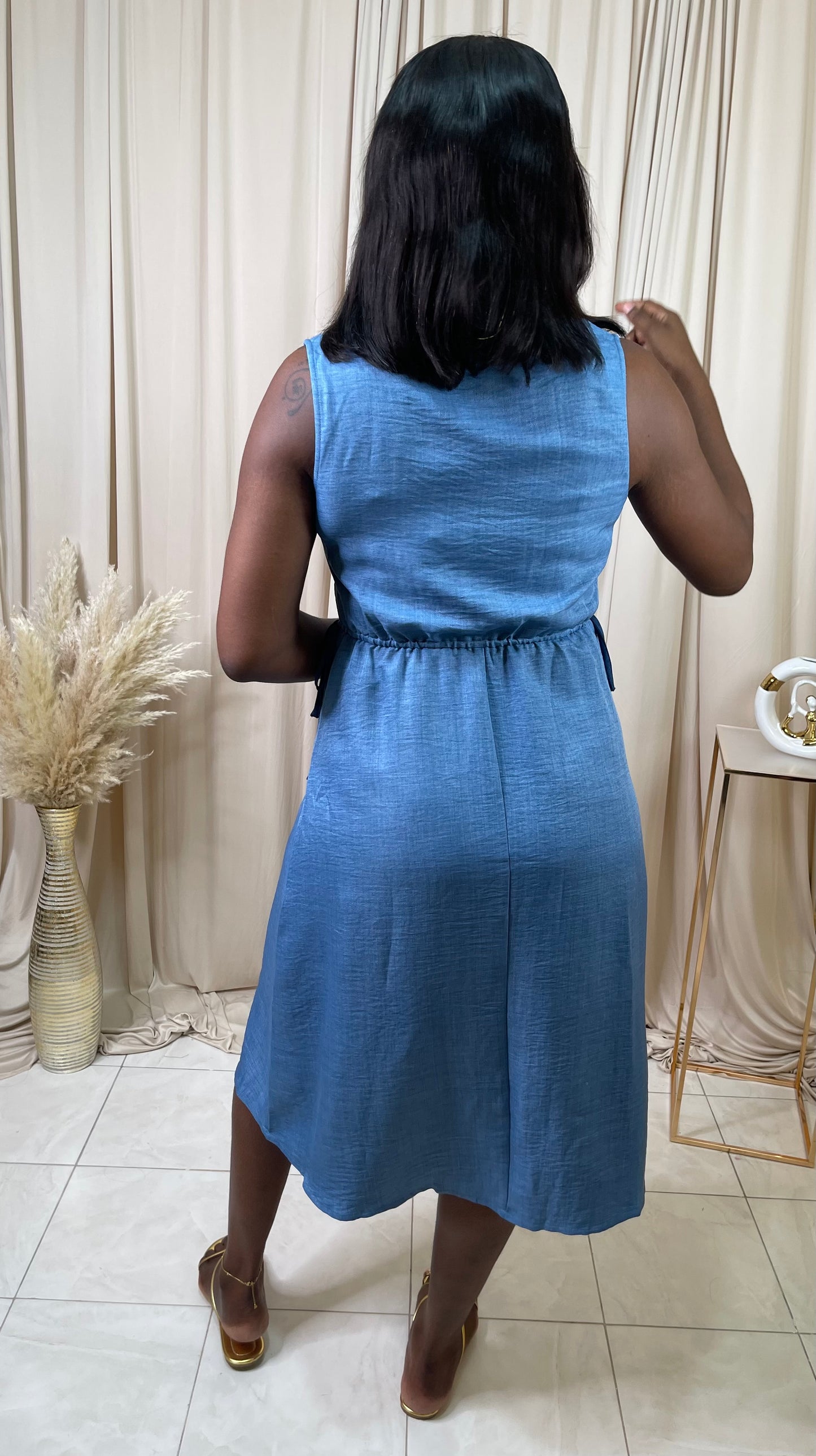 Denim Daydream Midi Dress