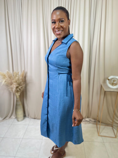 Denim Daydream Midi Dress
