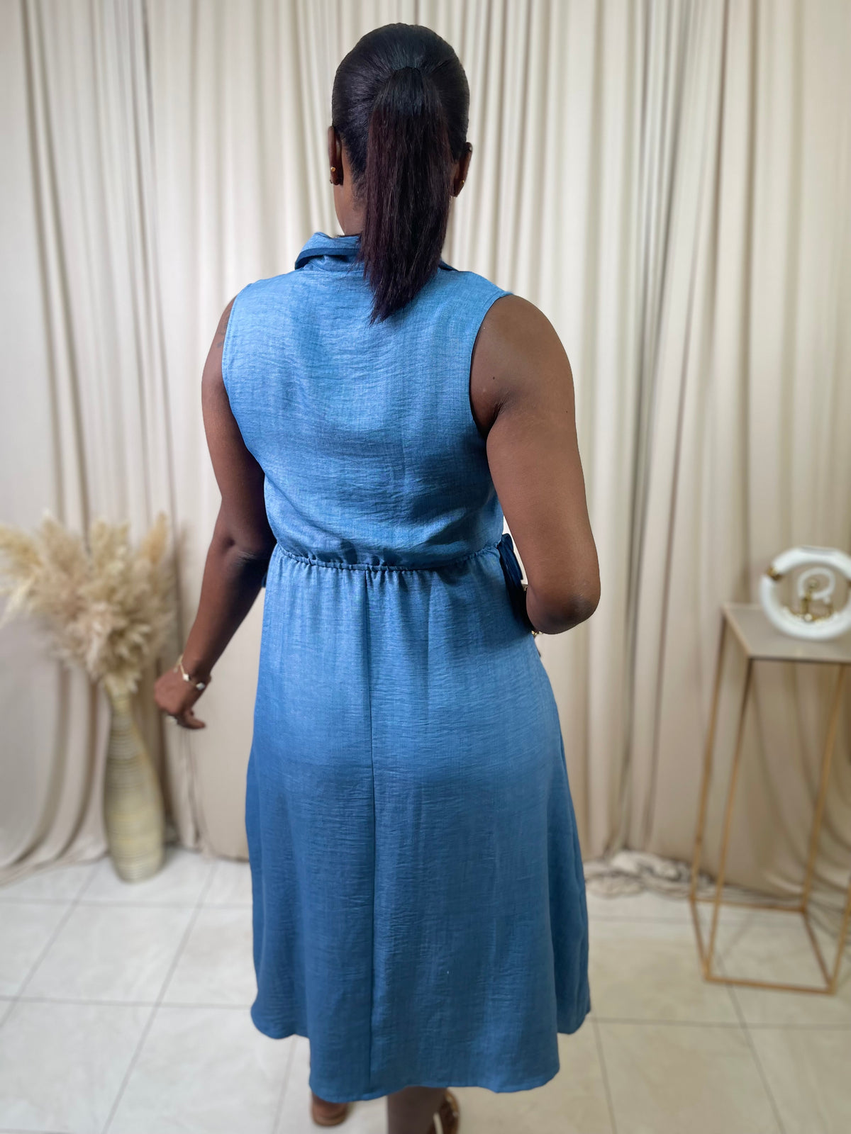 Denim Daydream Midi Dress